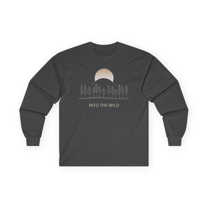Dark Heather | Into the Wild Long Sleeve, front view