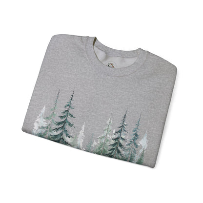 Sport Grey | Snowfall Forest Sweatshirt, folded view