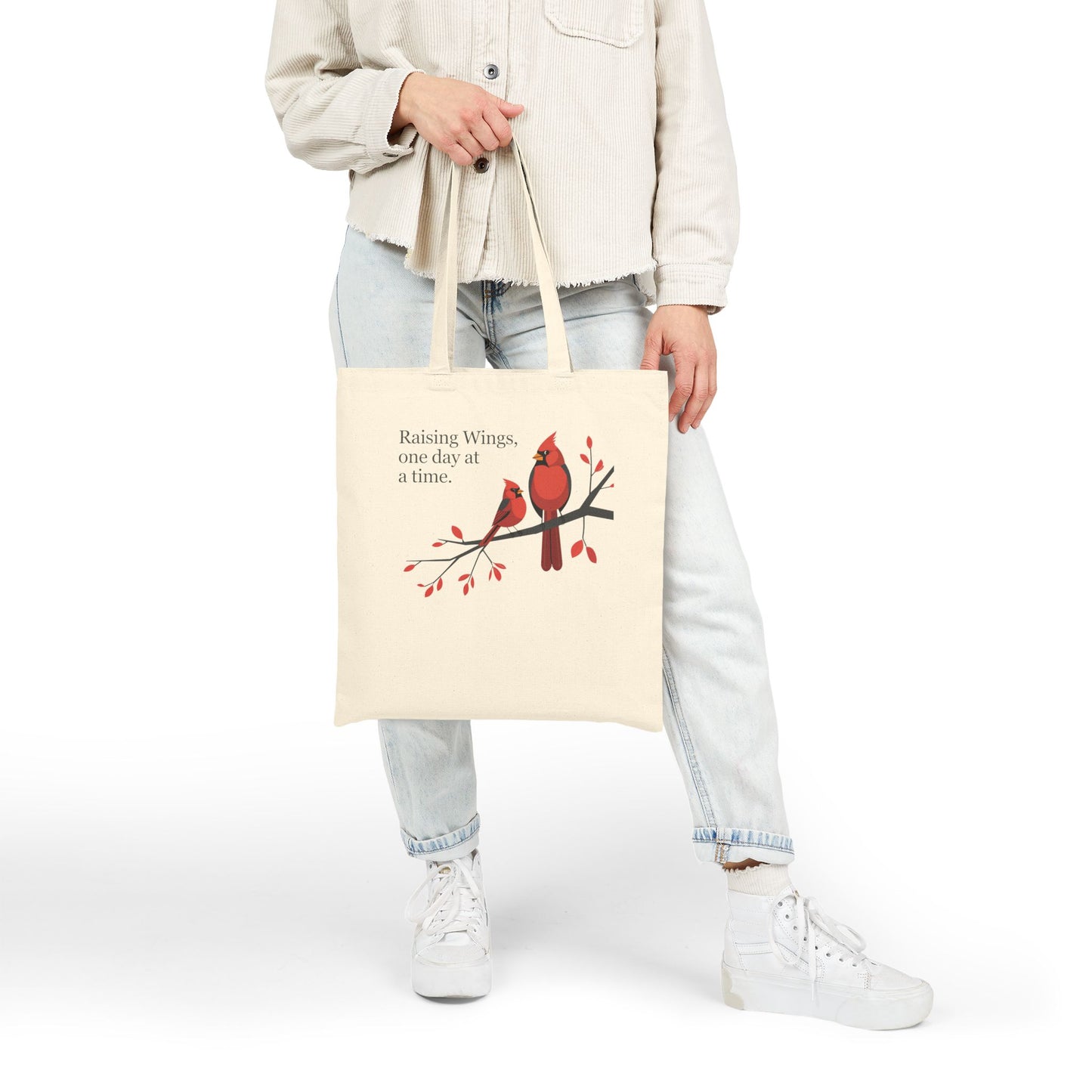 Raising Wings, One day at a time. Tote Bag