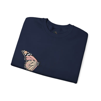 Navy | Gentle When It Matters Sweatshirt, folded view