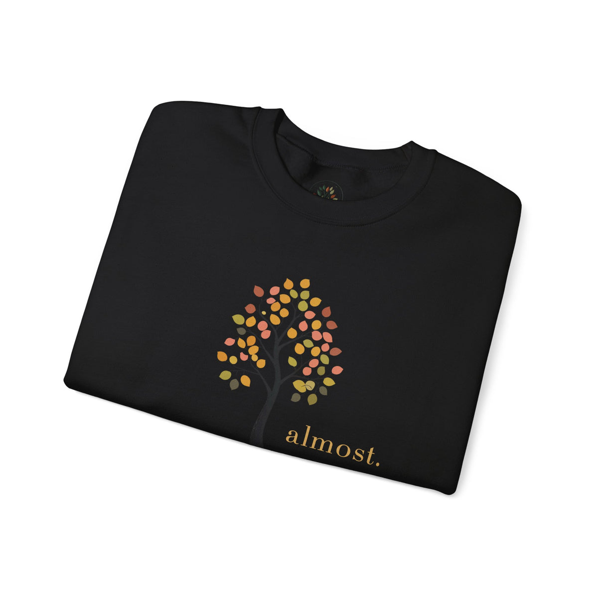 Black | Almost Sweatshirt, folded view