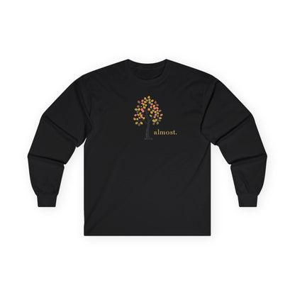 Black | Almost Long Sleeve, front view