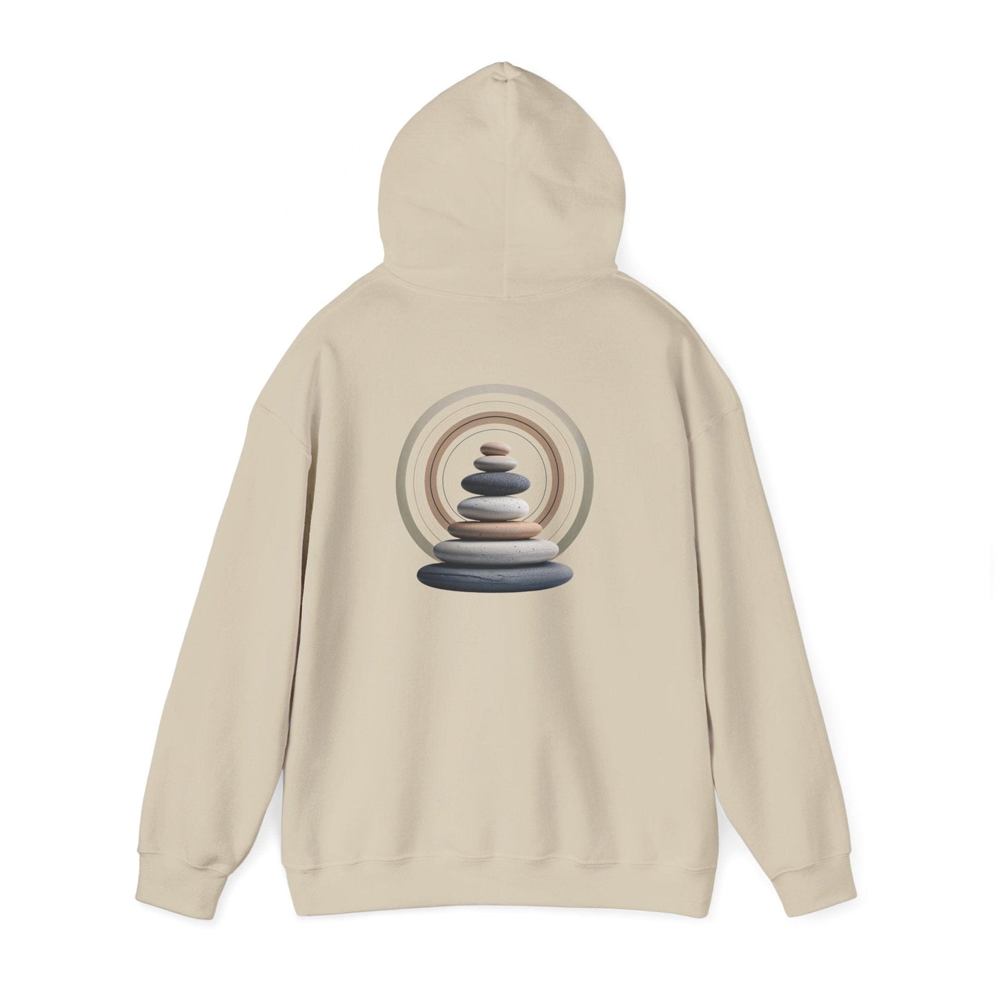 Sand | Echoes of Calm Hoodie, back view 2