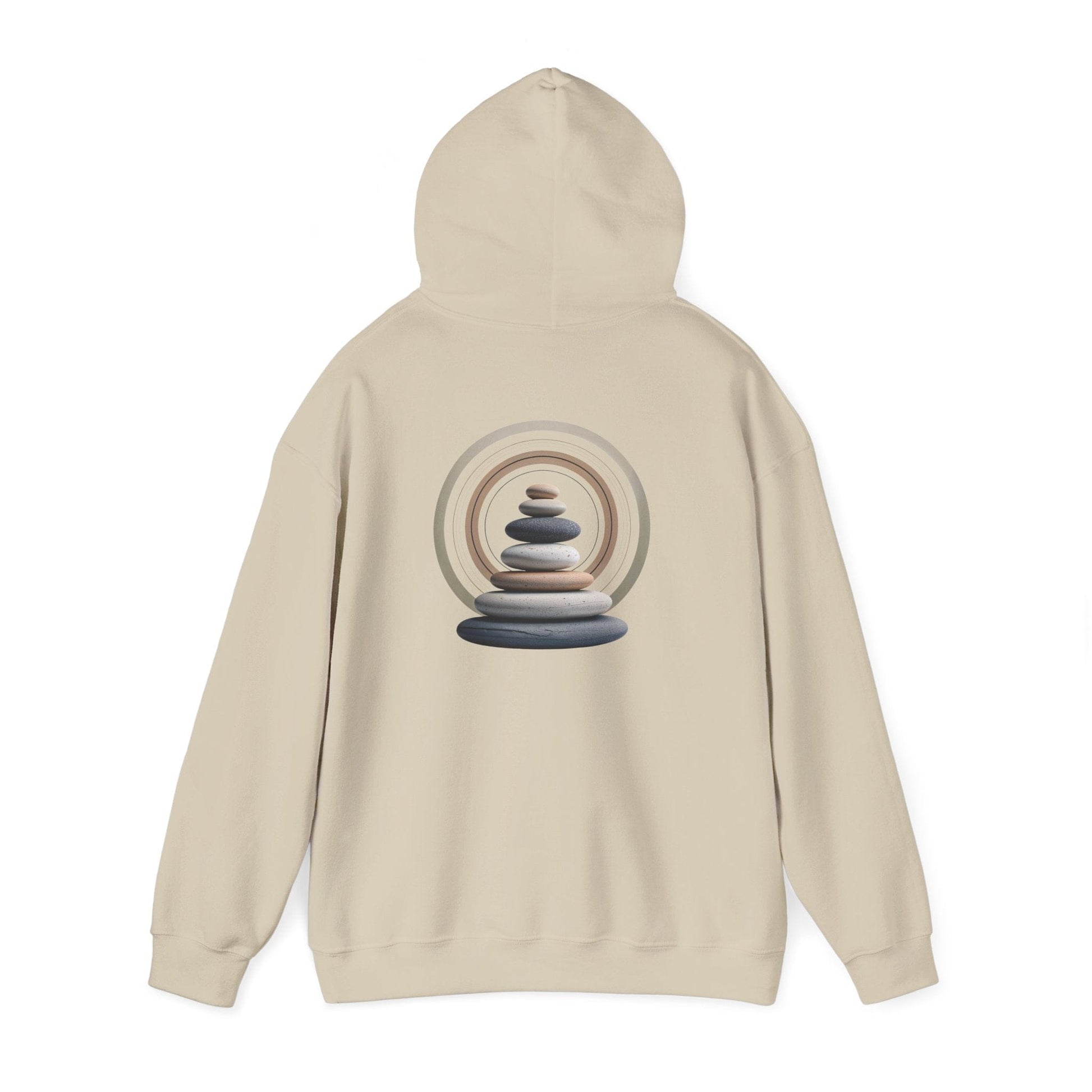 Sand | Echoes of Calm Hoodie, back view 2
