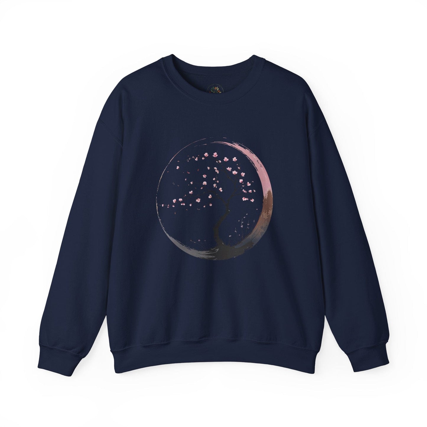 Navy | Sakura Silence Sweatshirt, front view