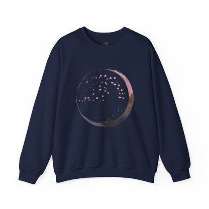 Navy | Sakura Silence Sweatshirt, front view