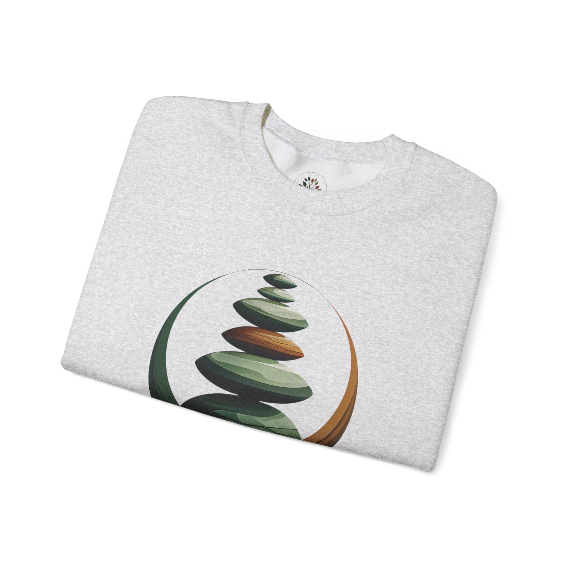 Ash | Balance in Stillness Sweatshirt, folded view