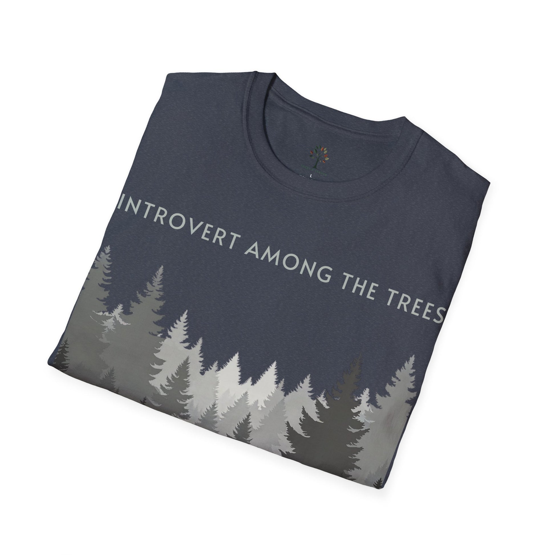 Heather Navy | Introvert Among the Trees, folded view