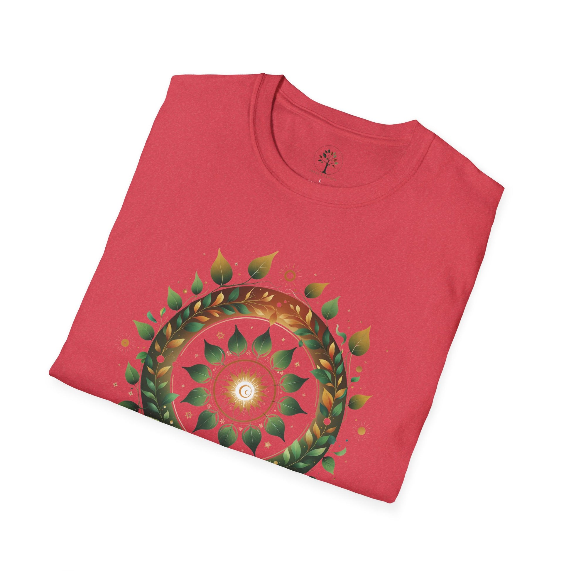 Heather Red | Equinox Bloom, folded view
