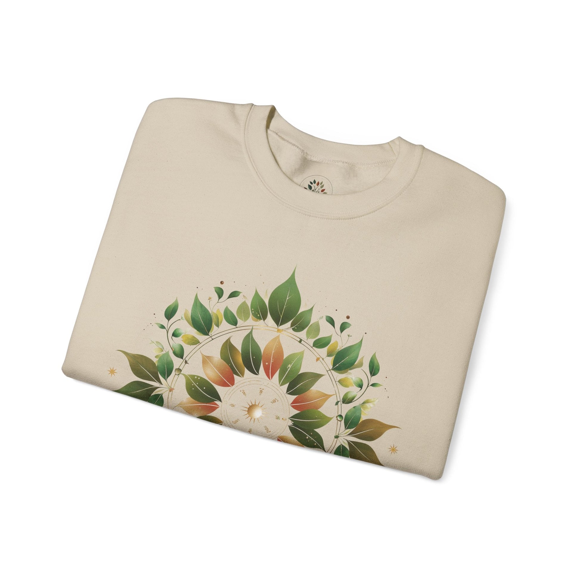 Sand | Eclipse Garden Sweatshirt, folded view