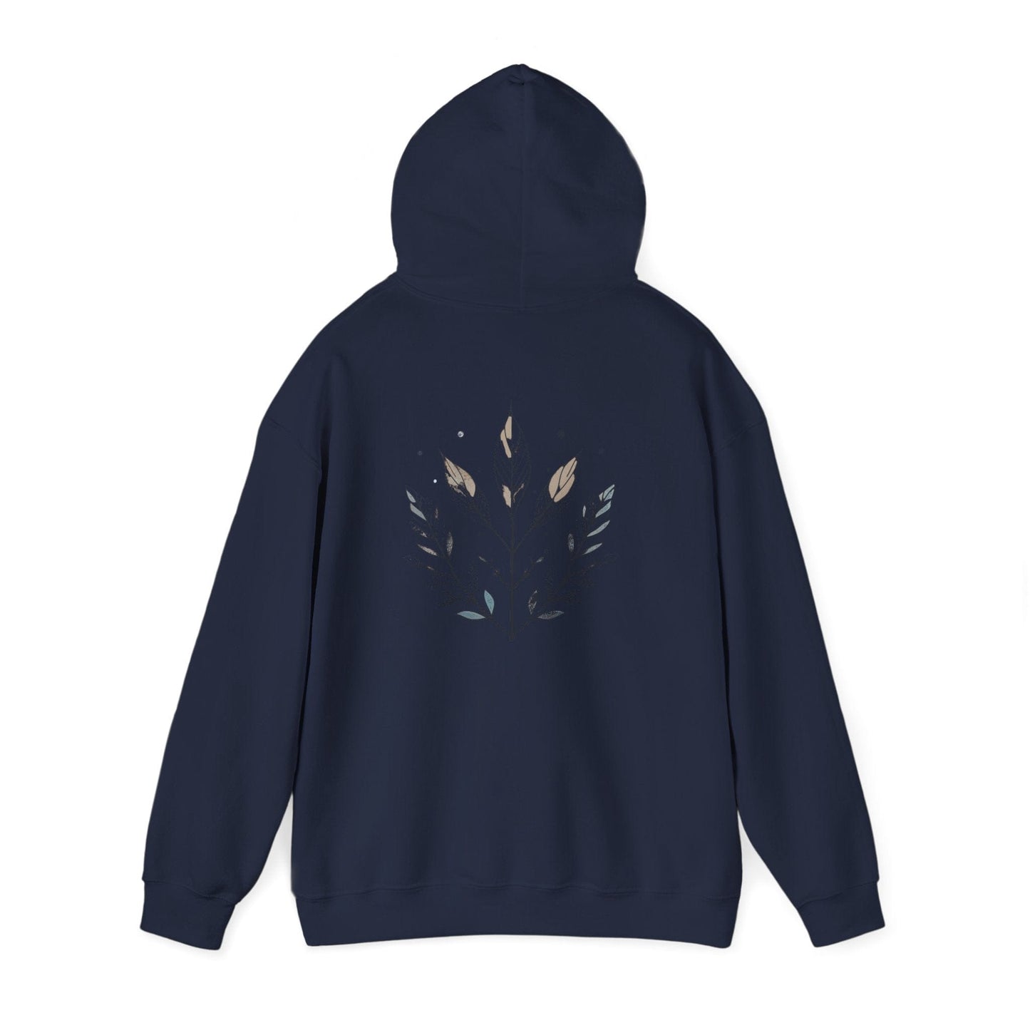 Navy | Olive Grace Hoodie, back view 2