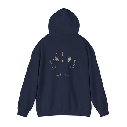 Navy | Olive Grace Hoodie, back view 2