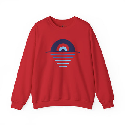 Red | Evil Eye Sweatshirt, front view