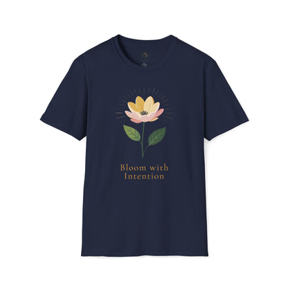 Navy | Bloom with Intention, front view