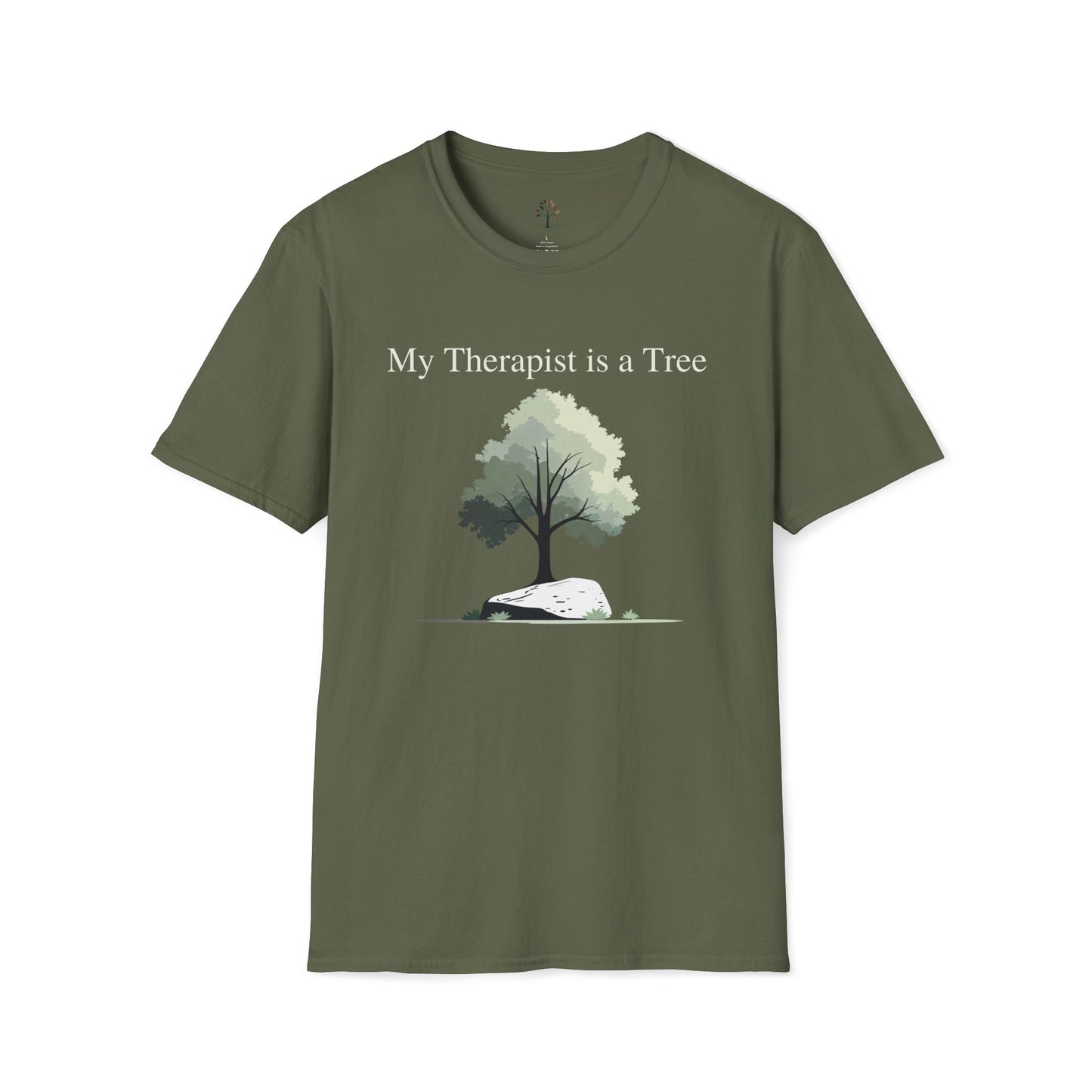 Military Green | My Therapist is a Tree, front view