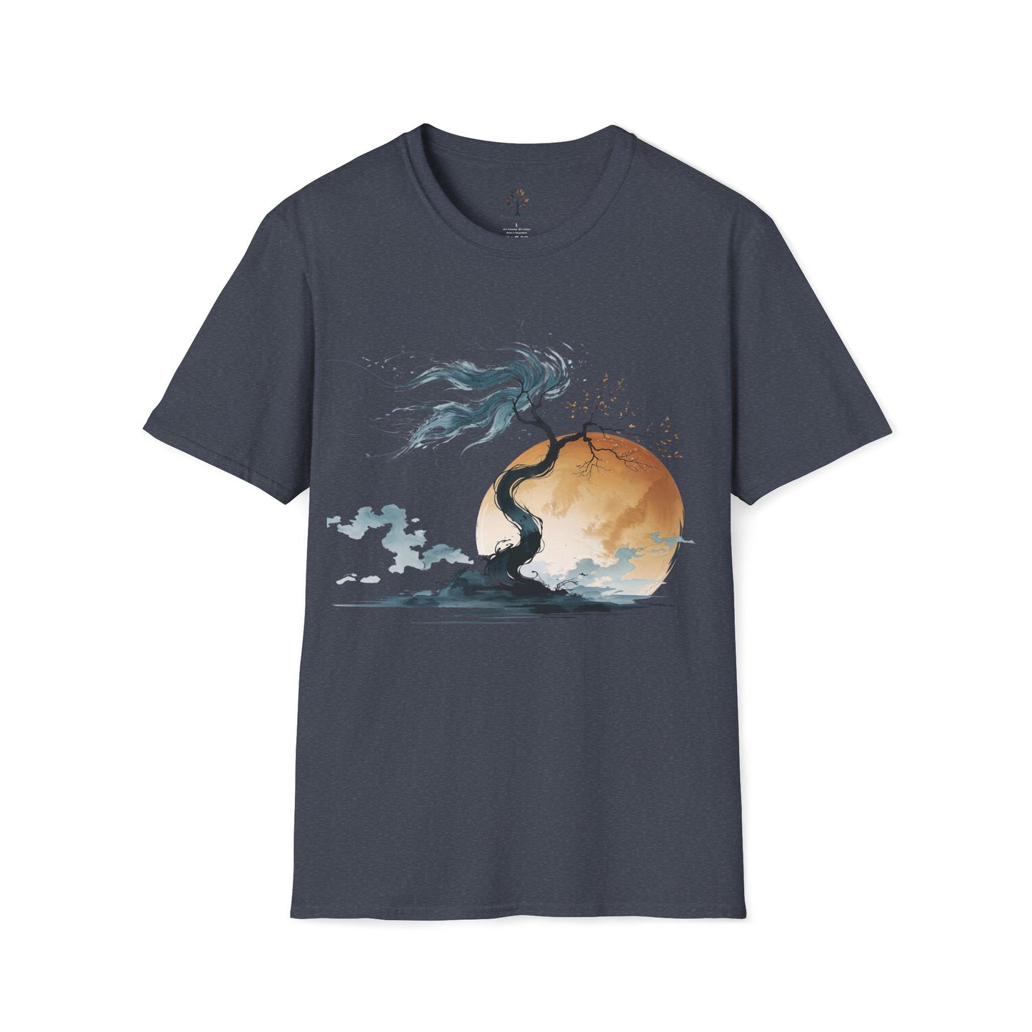 Heather Navy | Golden Solitude, front view