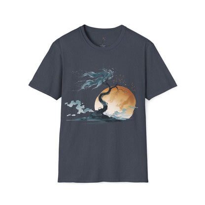 Heather Navy | Golden Solitude, front view