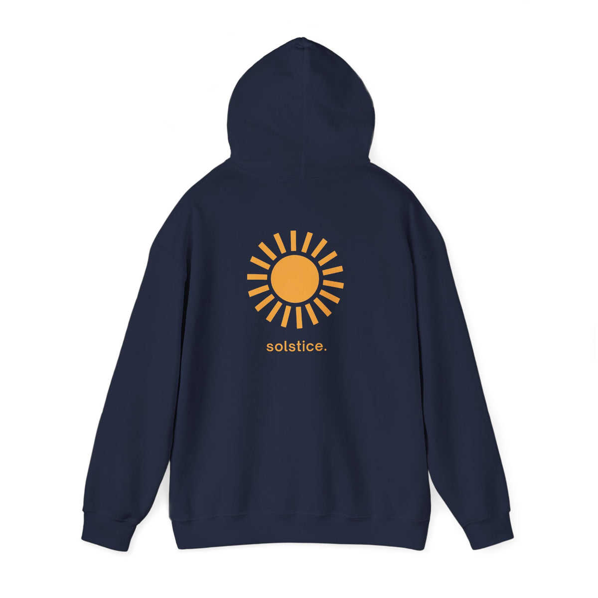 Navy | Solstice Hoodie, back view 2