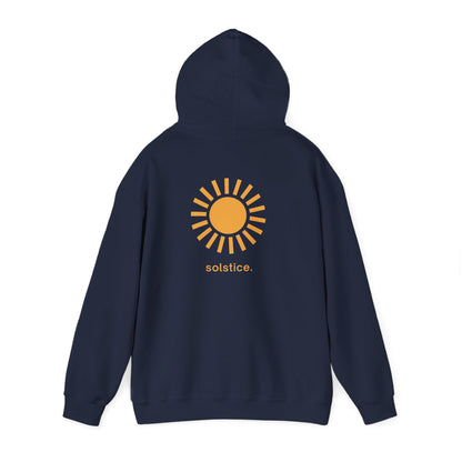 Navy | Solstice Hoodie, back view 2