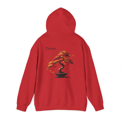 Red | Thrive Hoodie, back view 2