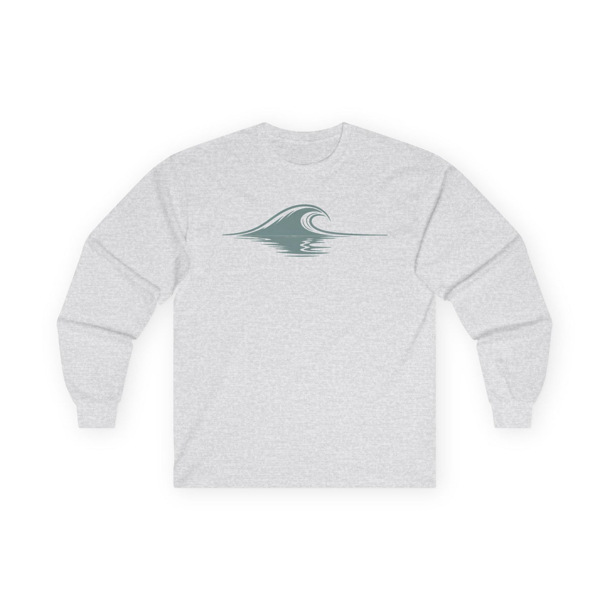 Ash | Drifted Long Sleeve Tee, front view