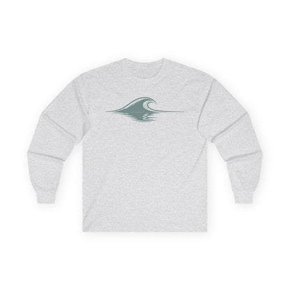 Ash | Drifted Long Sleeve Tee, front view