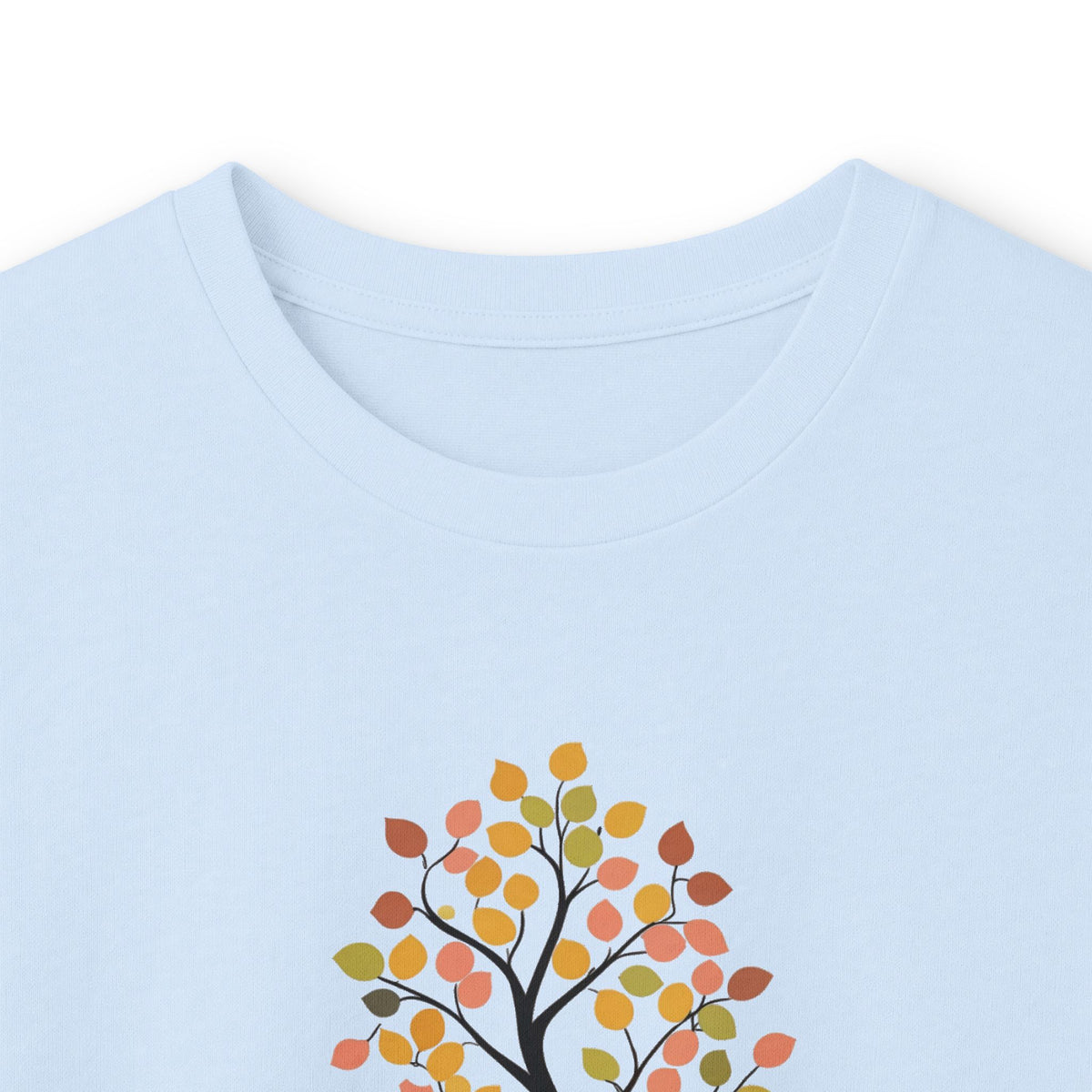 Light Blue | Almost Long Sleeve, folded view