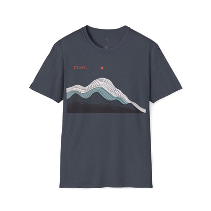 Heather Navy | Rise, front view