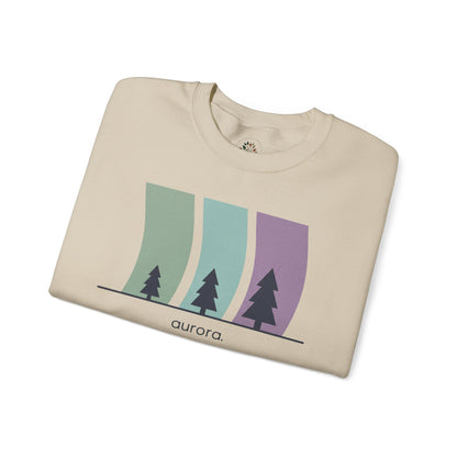 Sand | Aurora Sweatshirt, folded view