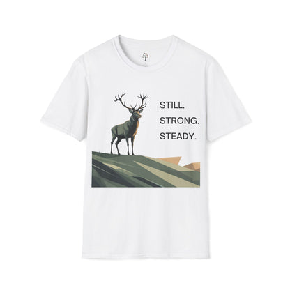 White | Still, Strong, Steady, front view
