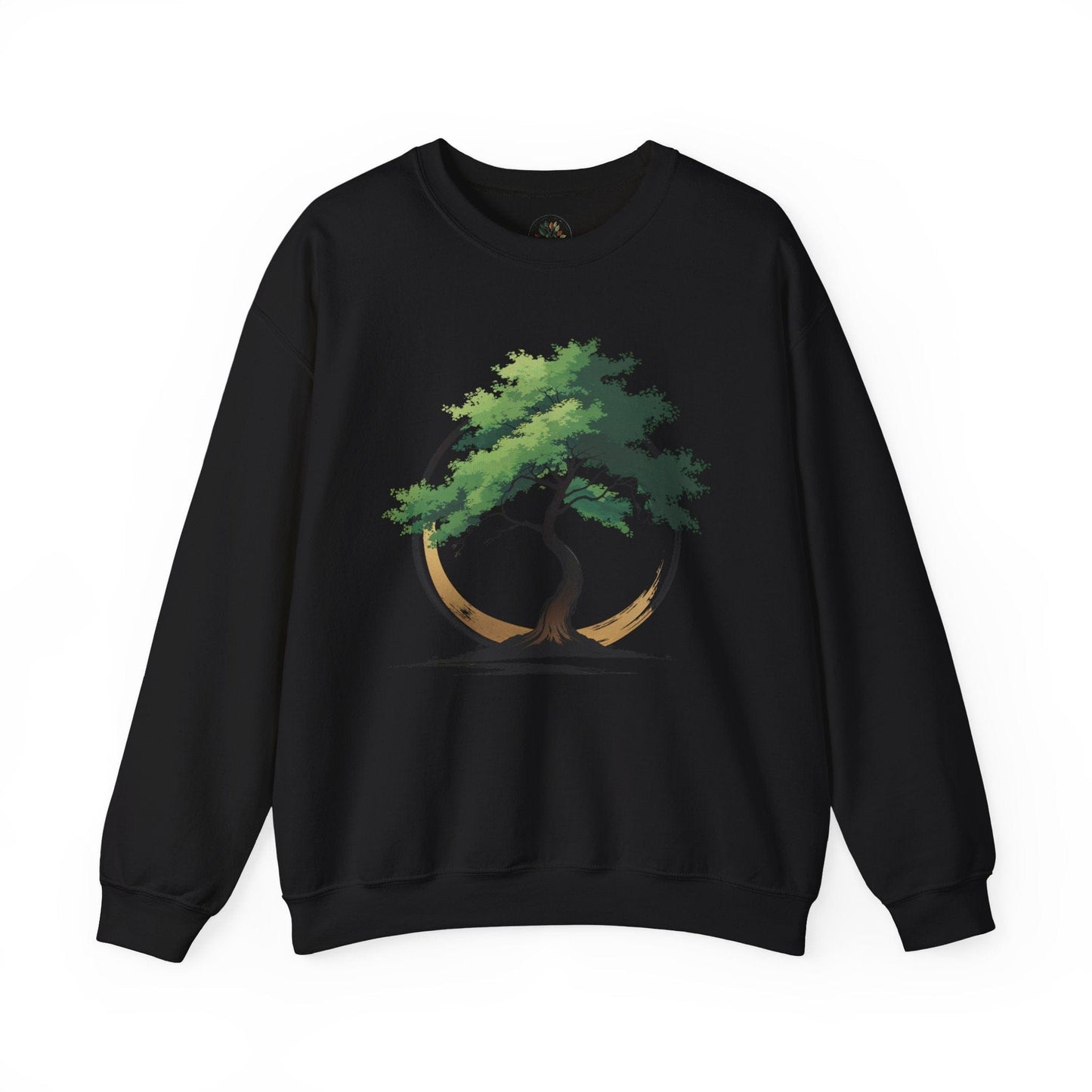 Black | The Zen Tree Sweatshirt, front view