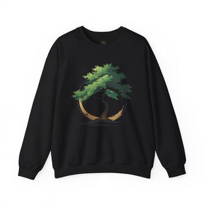 Black | The Zen Tree Sweatshirt, front view