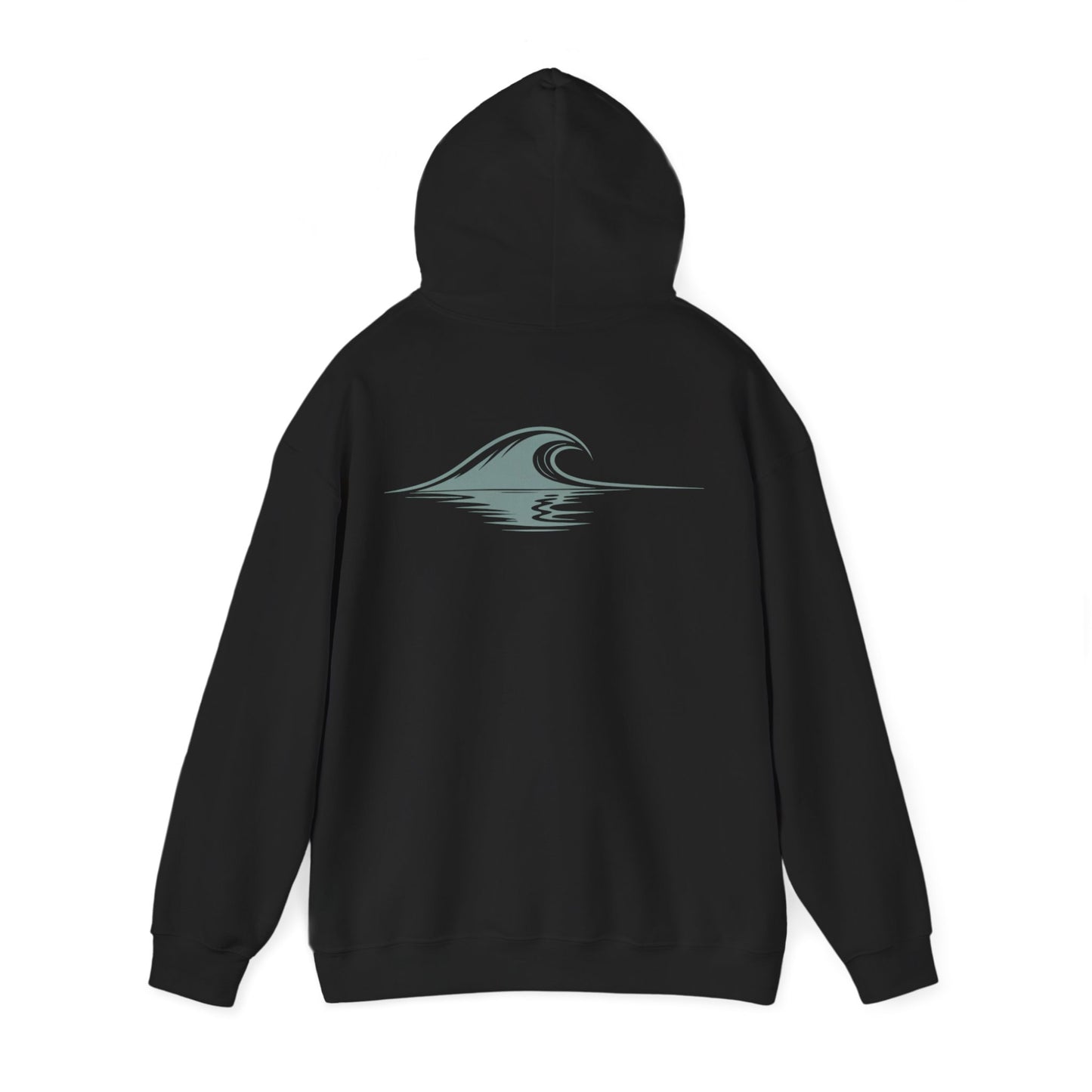 Black | Drifted Hoodie, back view 2