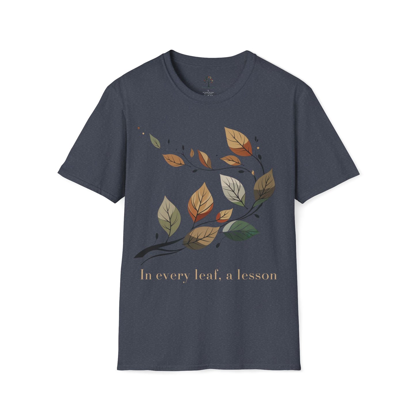Heather Navy | In every leaf, a lesson, front view