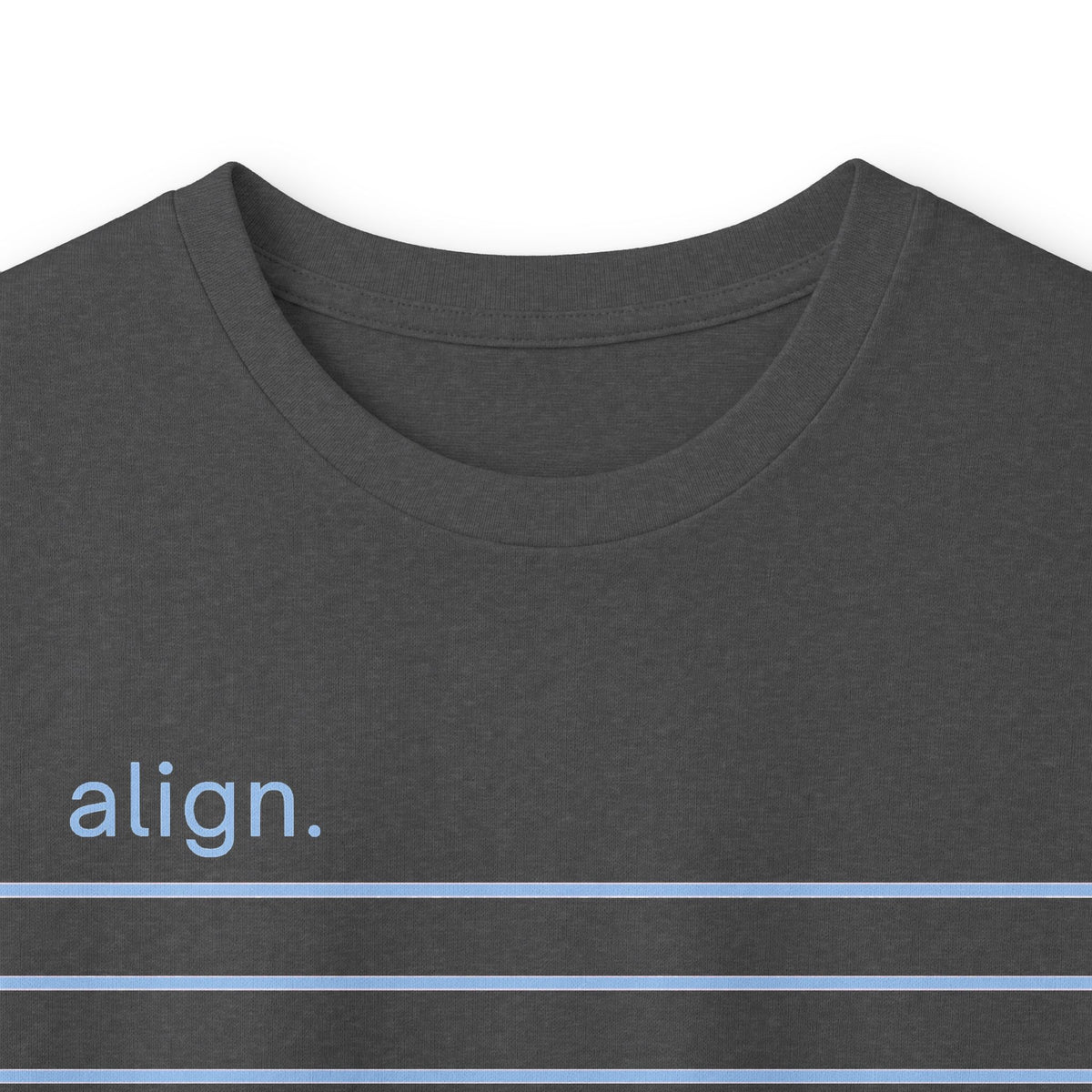Dark Heather | Align Long Sleeve Tee, folded view