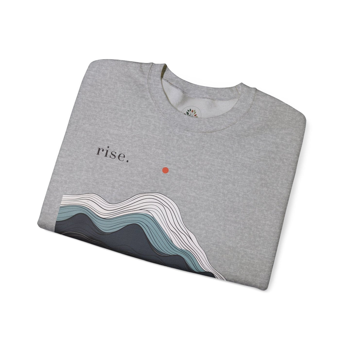 Sport Grey | Rise Sweatshirt, folded view