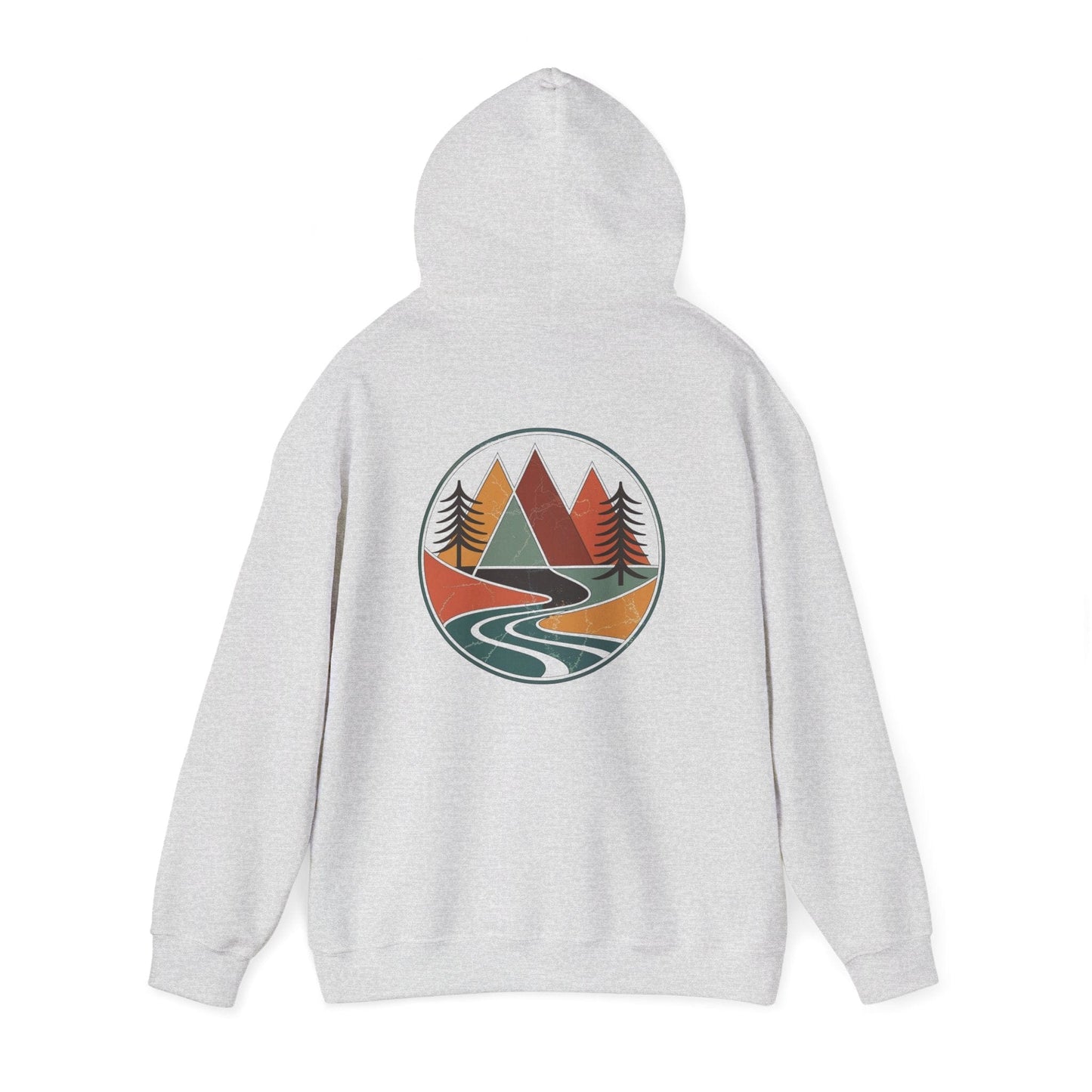 Ash | Retro Horizon Hoodie, back view 2