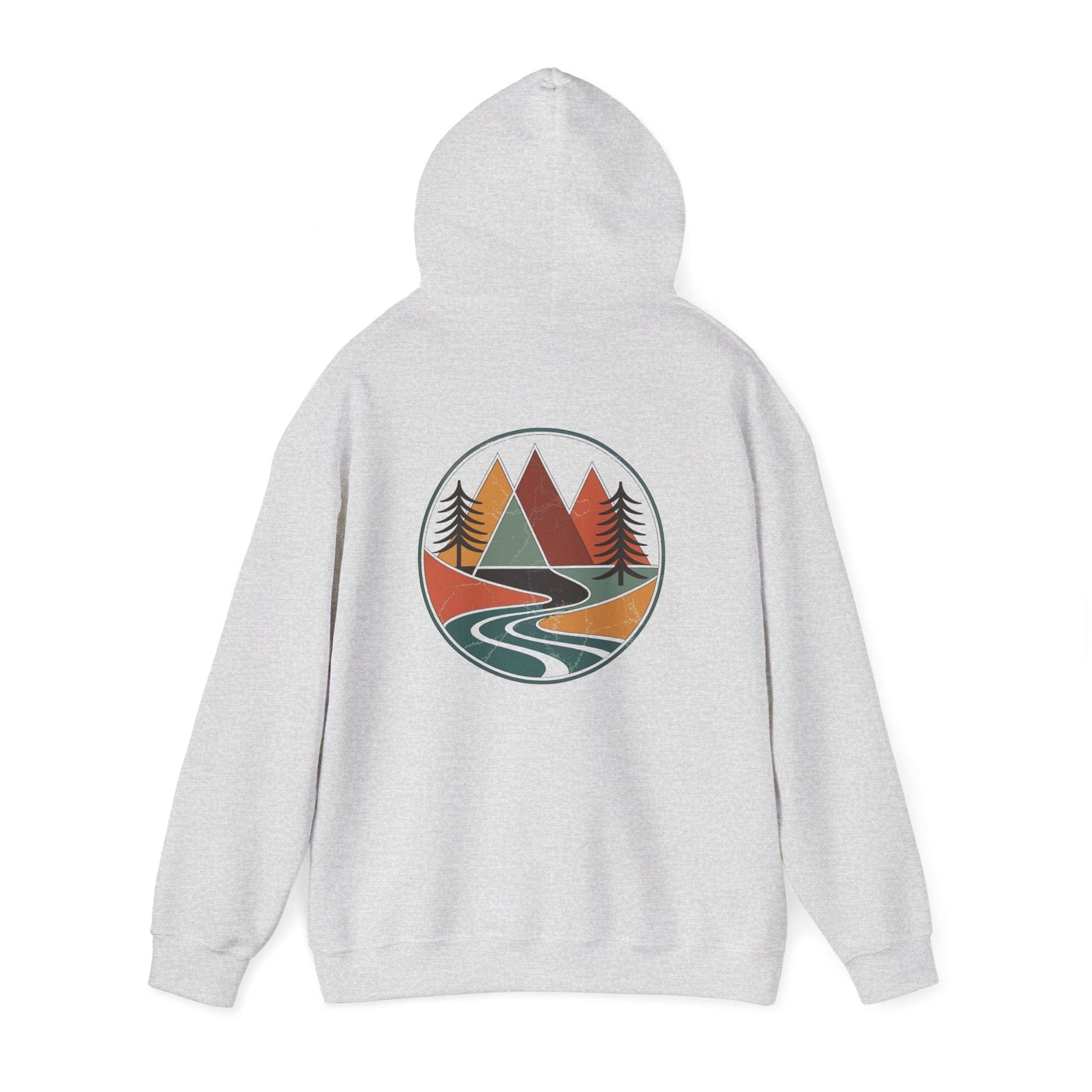 Ash | Retro Horizon Hoodie, back view 2
