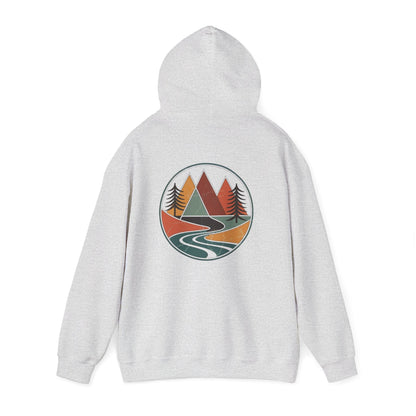 Ash | Retro Horizon Hoodie, back view 2