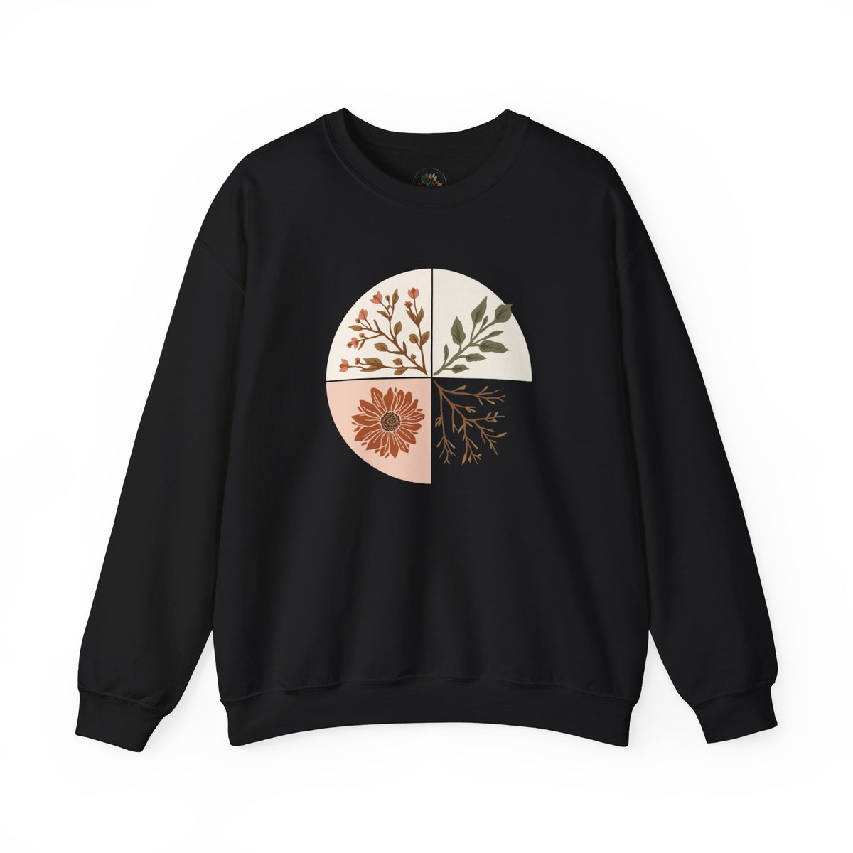Black | Turn Sweatshirt, front view