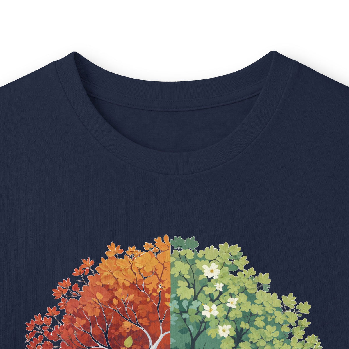 Navy | Still I Change Long Sleeve Tee, folded view