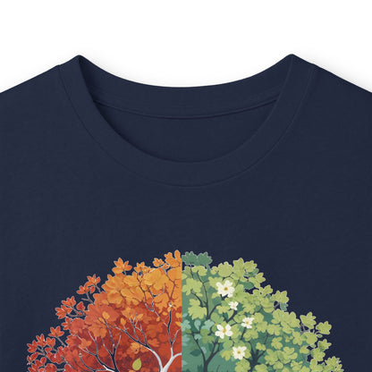 Navy | Still I Change Long Sleeve Tee, folded view