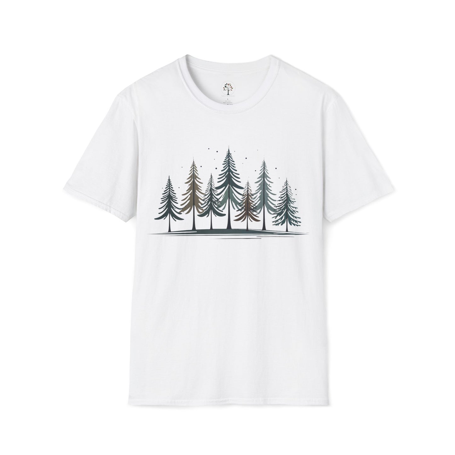 White | Silent Pines, front view