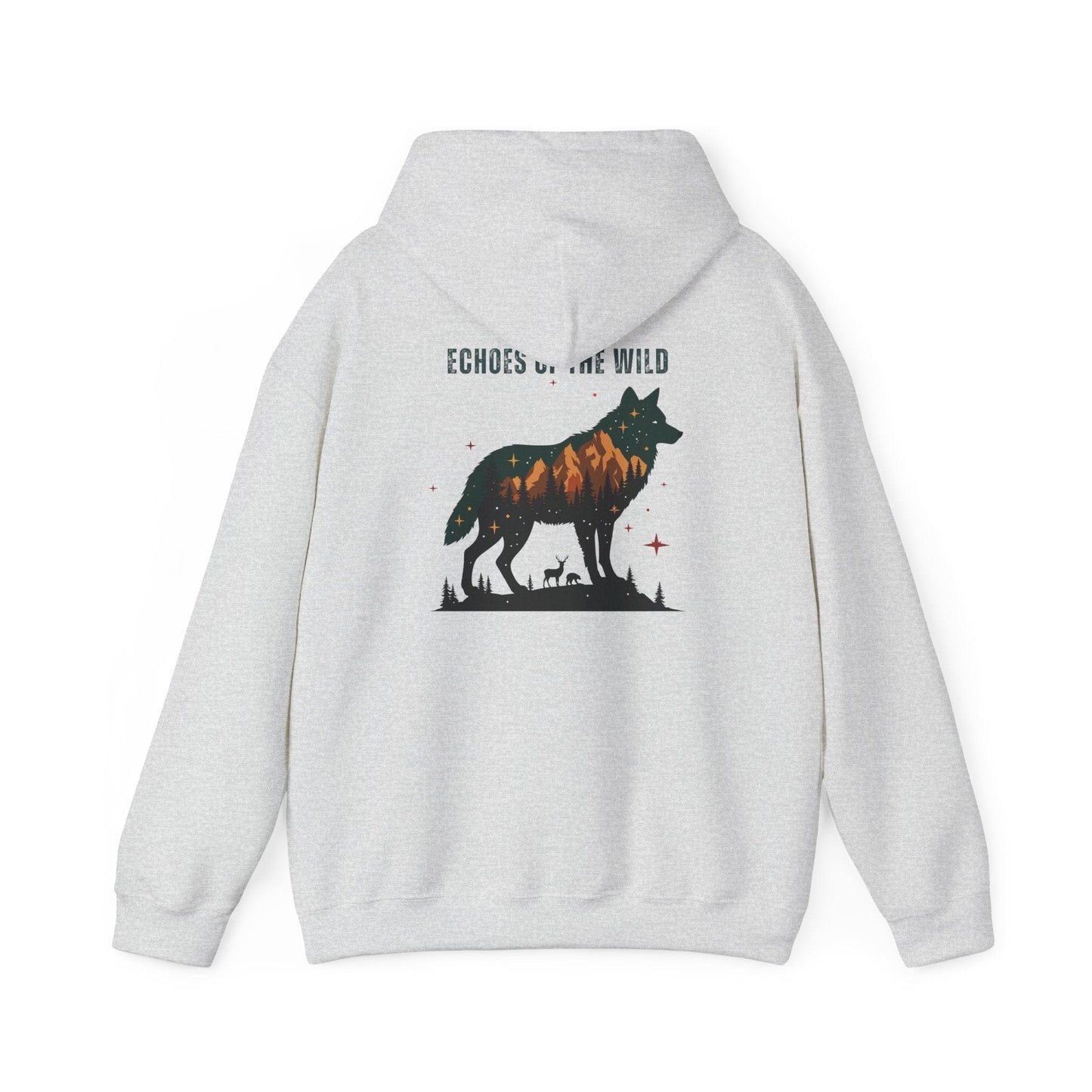 Ash | Echoes of the WIld Hoodie, back design view