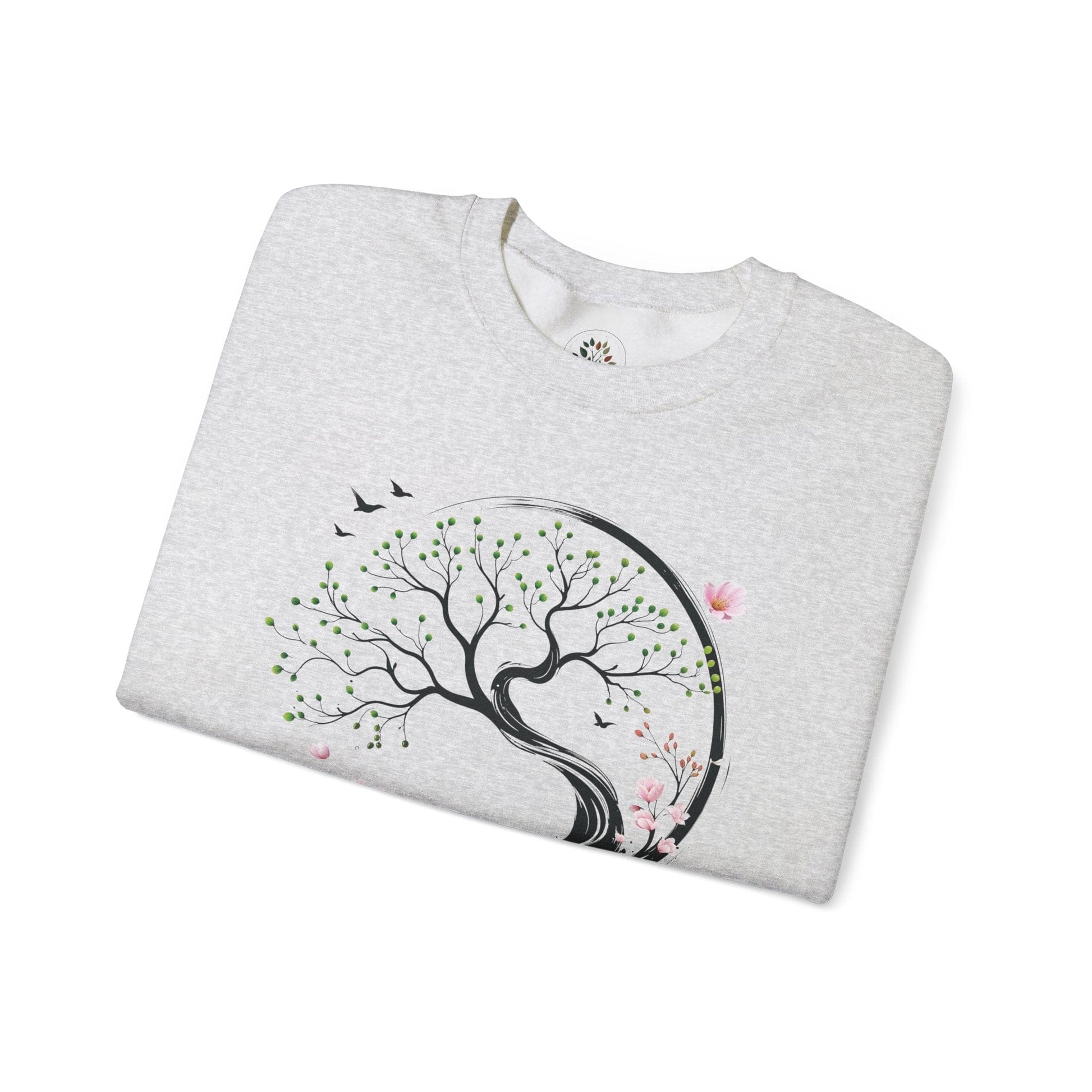 Ash | Unfolding Grace Sweatshirt, folded view