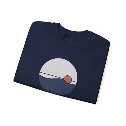 Navy | Shore Sweatshirt, folded view