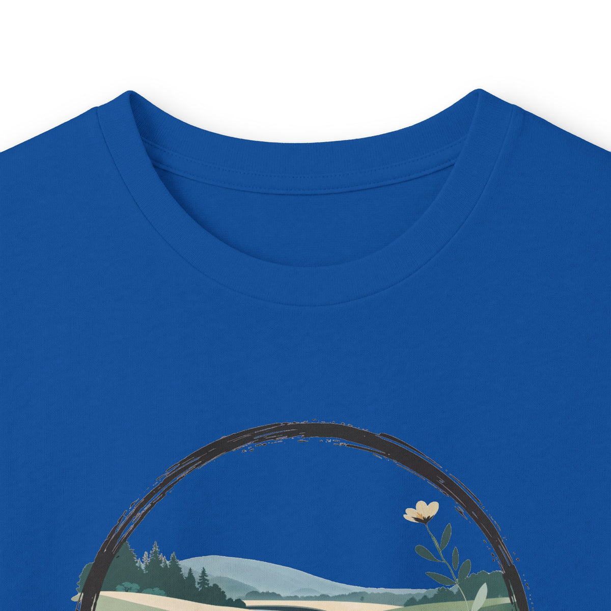 Royal | River of Grace Long Sleeve Tee, folded view
