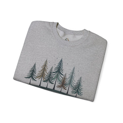 Sport Grey | Silent Pines Sweatshirt, folded view