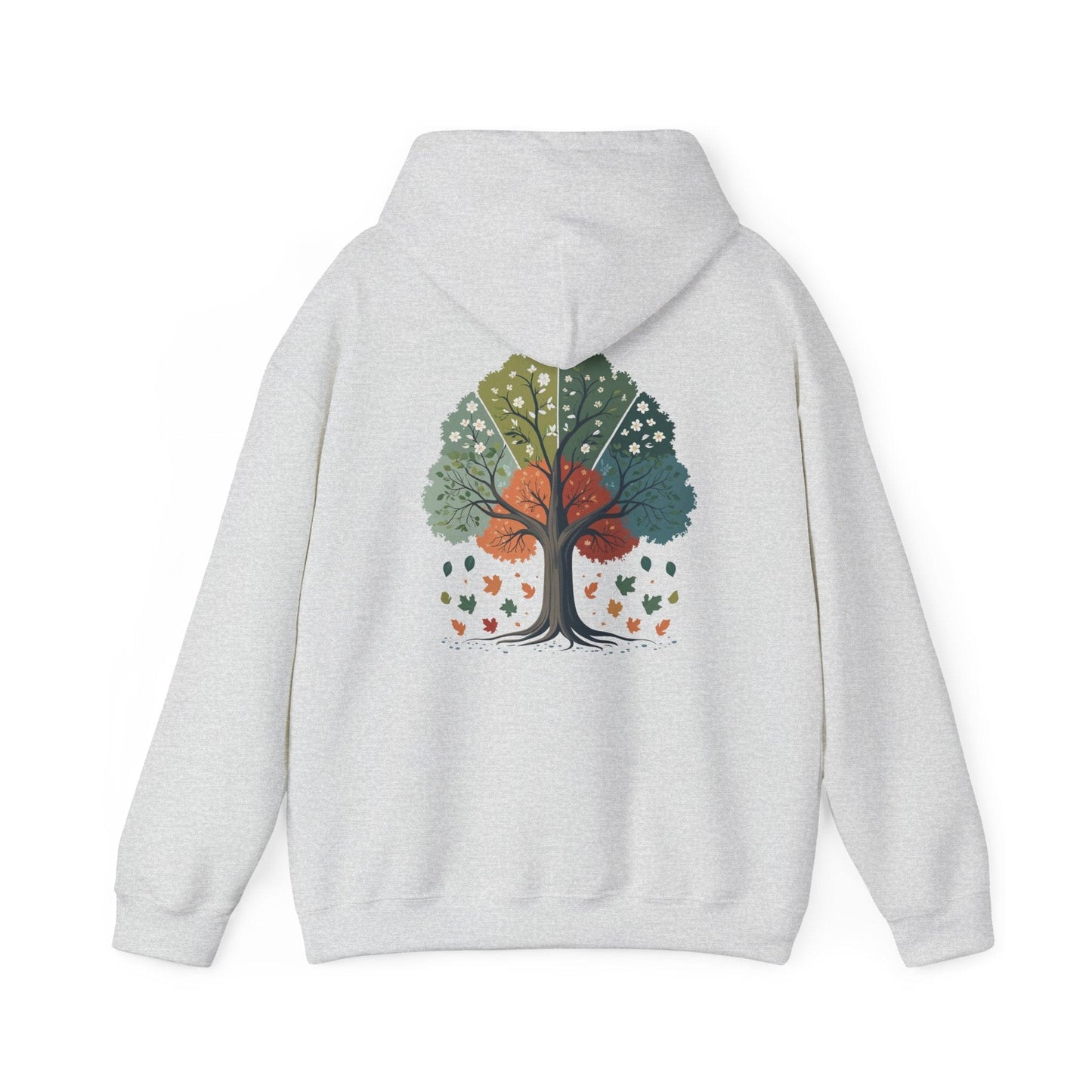 Ash | Circle of Seasons Hoodie, back design view