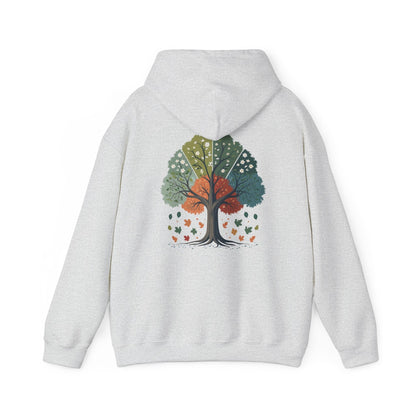 Ash | Circle of Seasons Hoodie, back design view